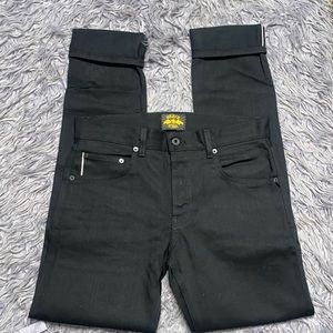 Men's Black Straight Jeans